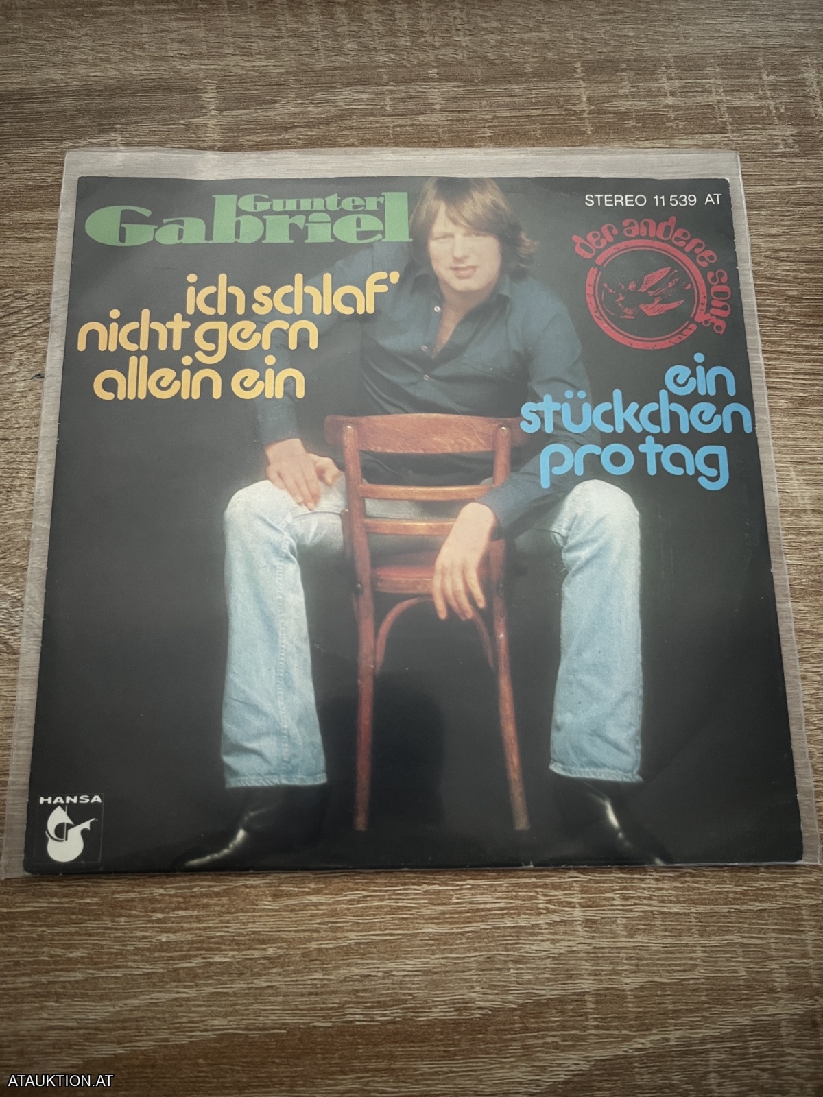 SINGLE / Gunter Gabriel – Ich Schlaf' Nicht Gern Allein Ein / Ein Stückchen Pro Tag