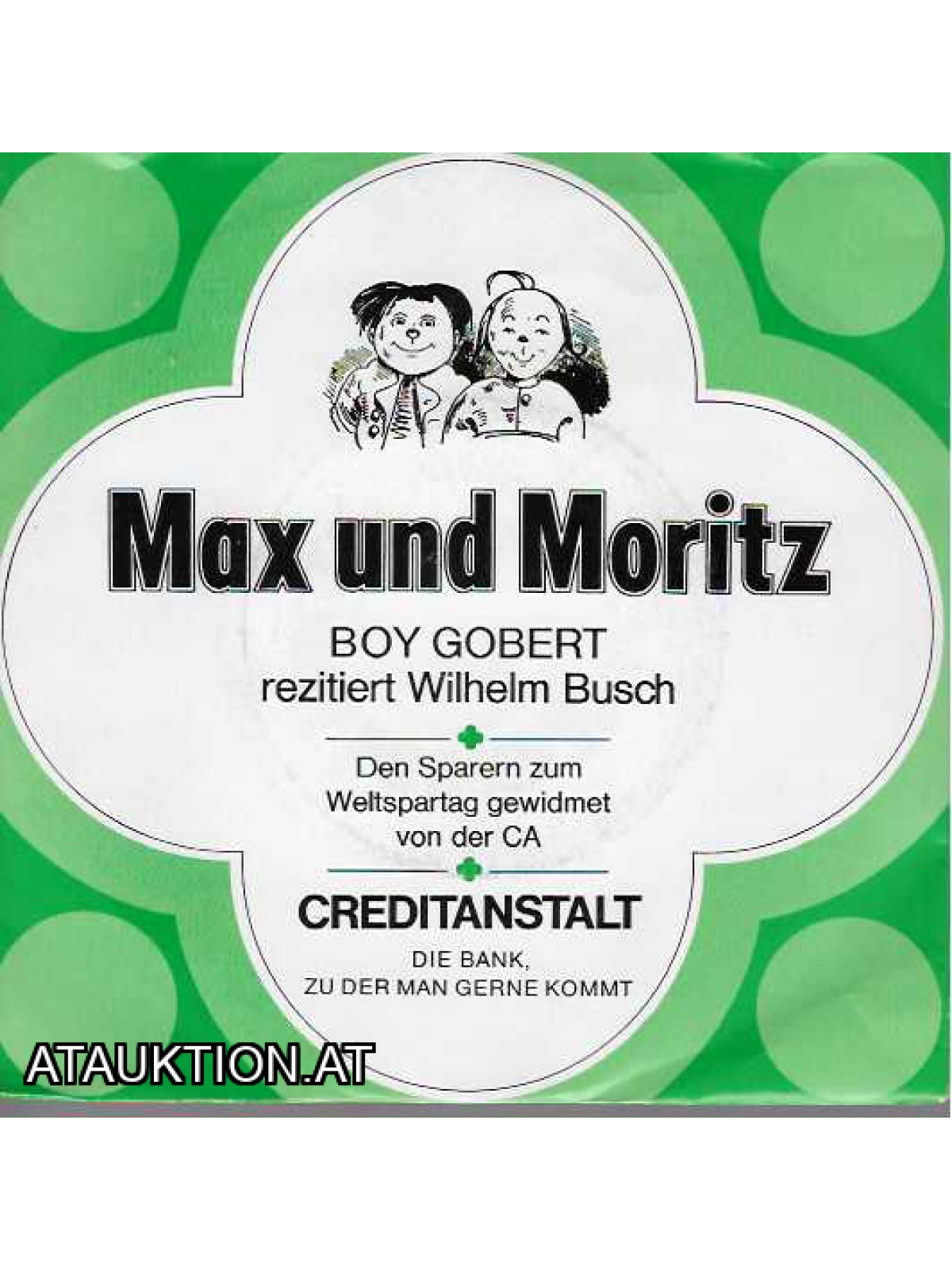 SINGLE / Boy Gobert Rezitiert Wilhelm Busch – Max Und Moritz