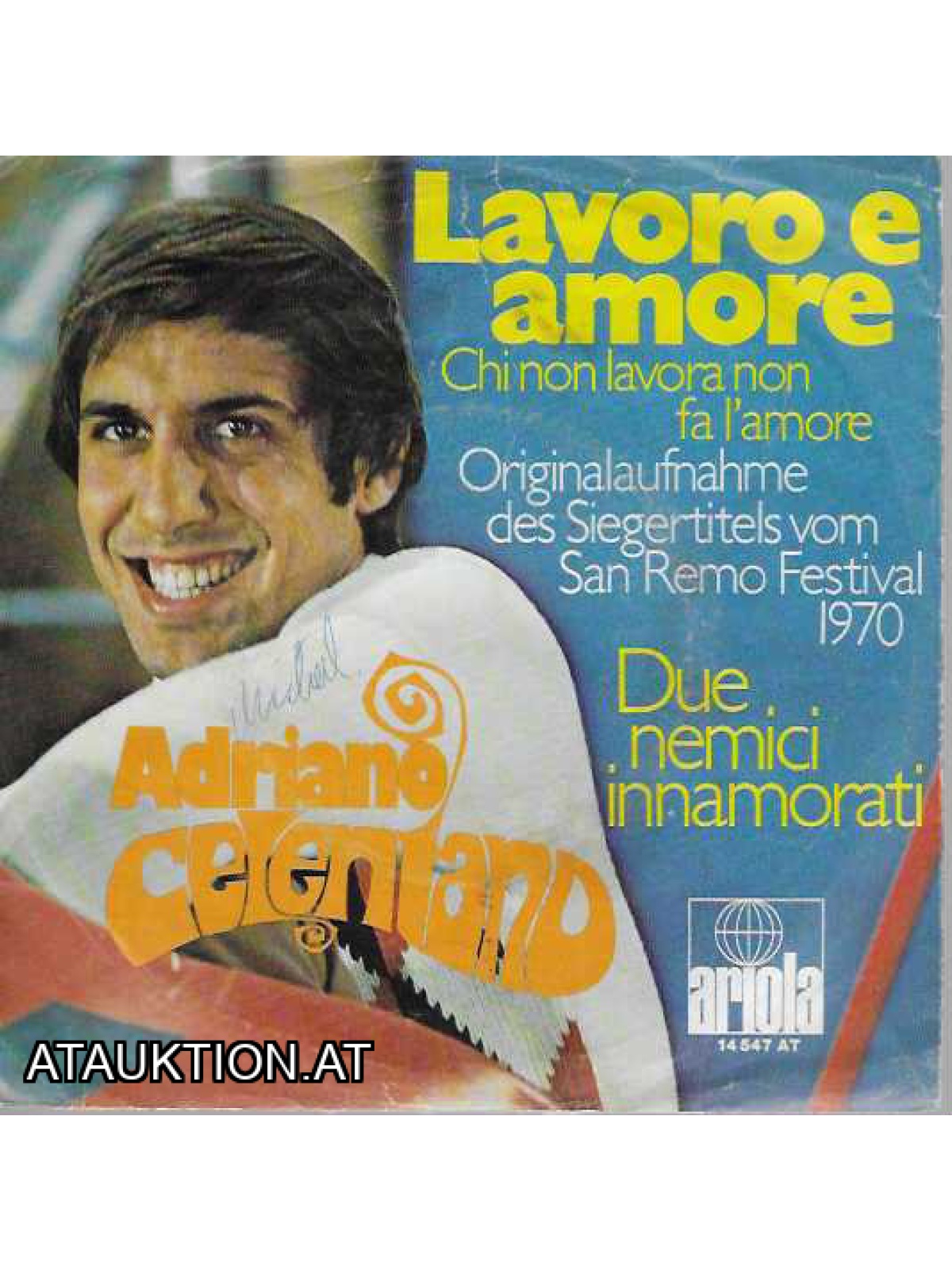 SINGLE / Adriano Celentano – Lavoro E Amore (Chi Non Lavora Non Fa L'Amore)