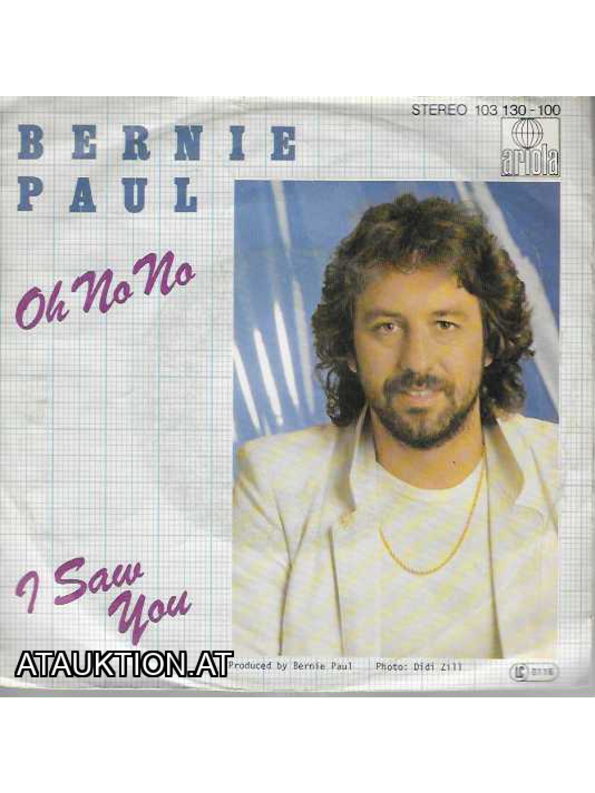 SINGLE / Bernie Paul – Oh No No / I Saw You