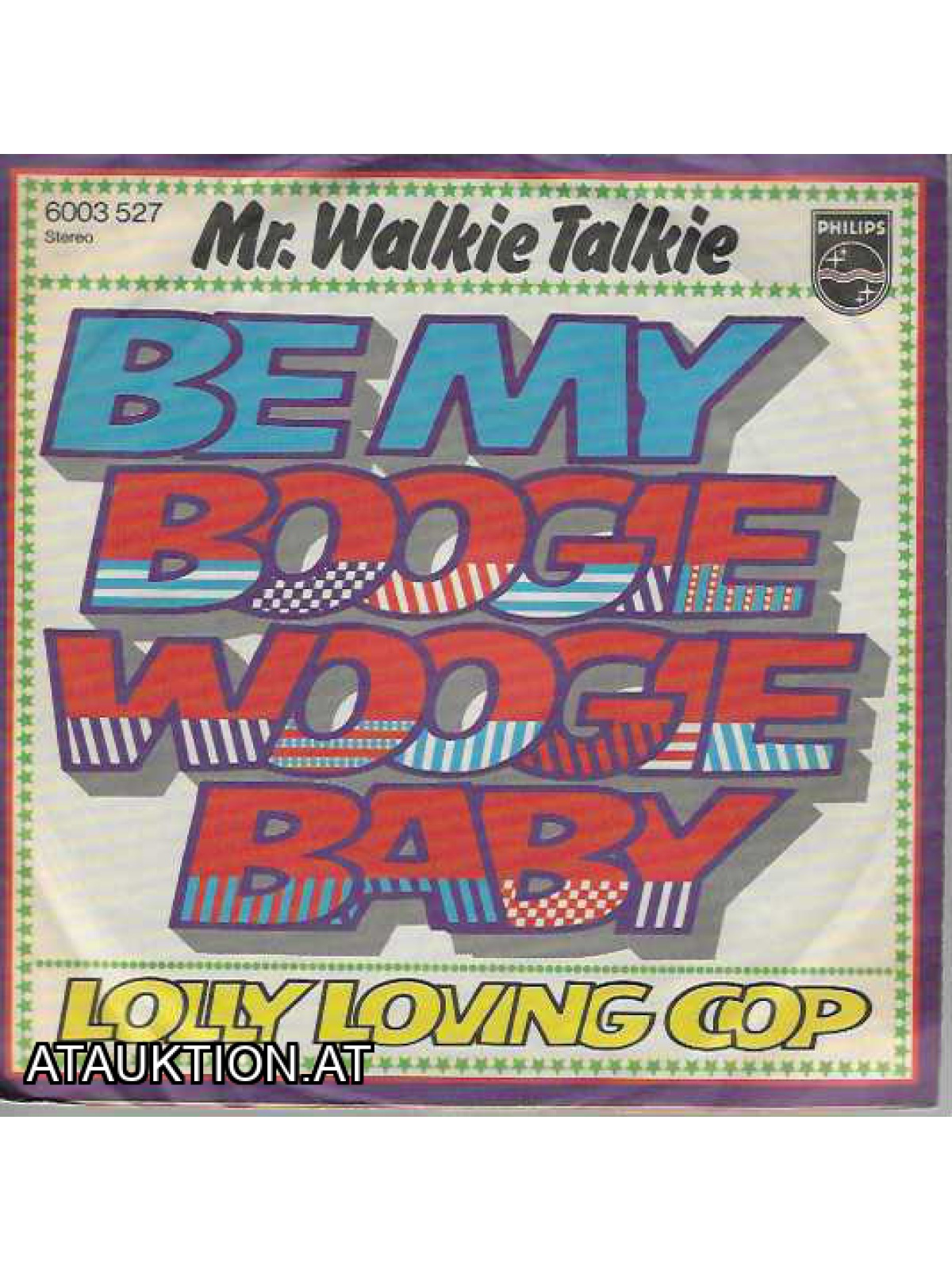 SINGLE / Mr. Walkie Talkie – Be My Boogie Woogie Baby