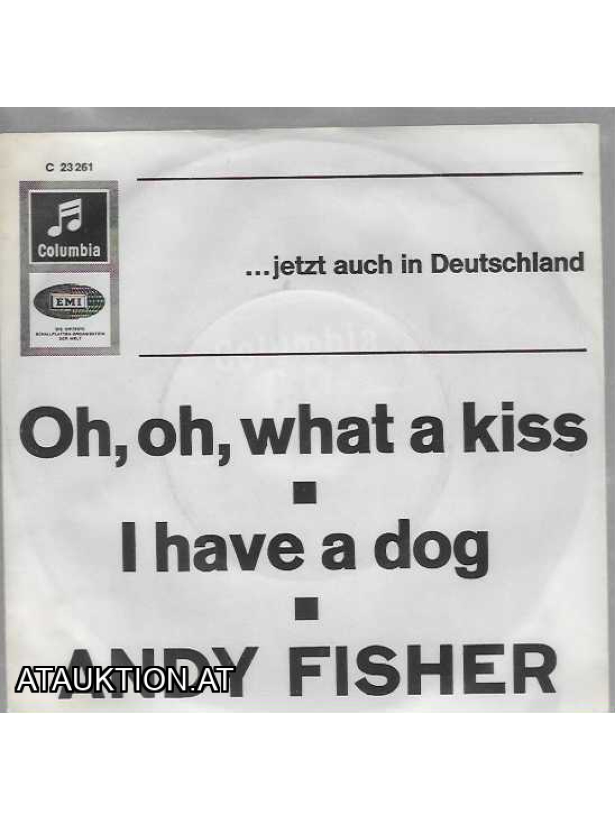 SINGLE / Andy Fisher – Oh, Oh, What A Kiss / I Have A Dog