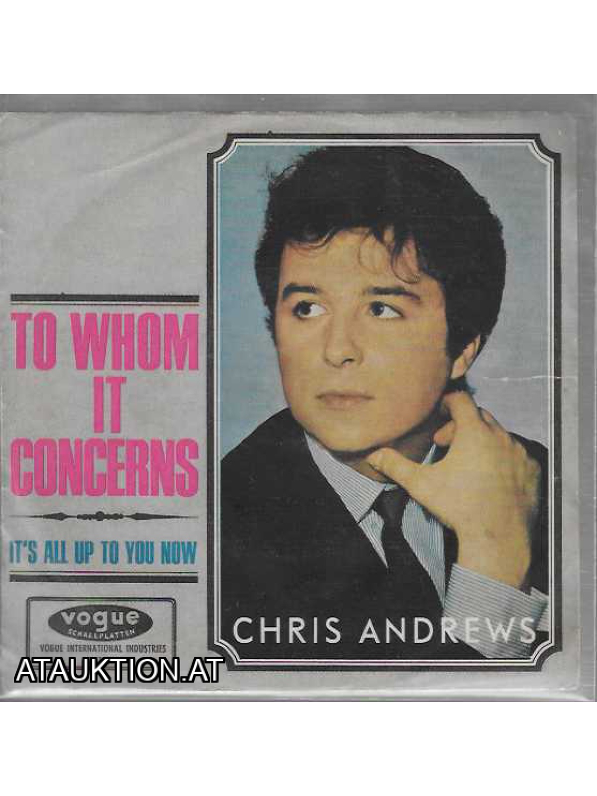 SINGLE / Chris Andrews – To Whom It Concerns