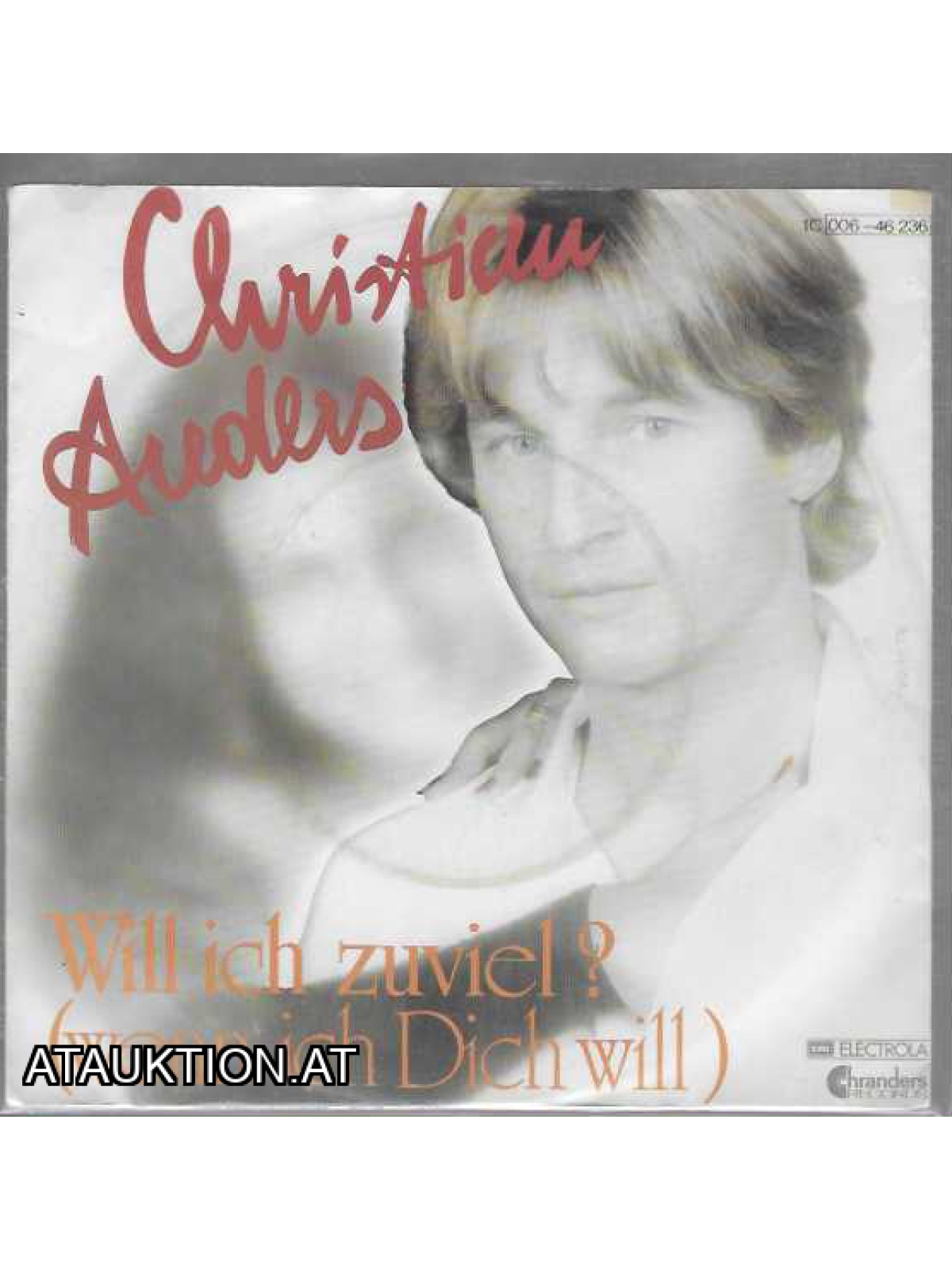 SINGLE / Christian Anders – Will Ich Zu Viel? (Wenn Ich Dich Will)