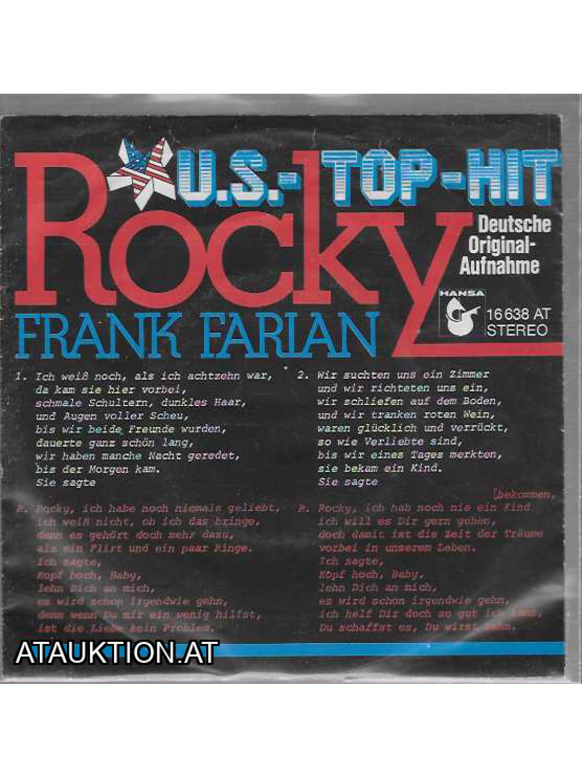 SINGLE / Frank Farian – Rocky