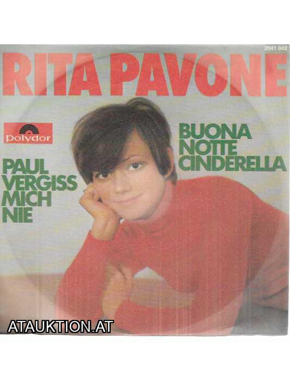 SINGLE / Rita Pavone – Paul Vergiss Mich Nie / Buona Notte Cinderella