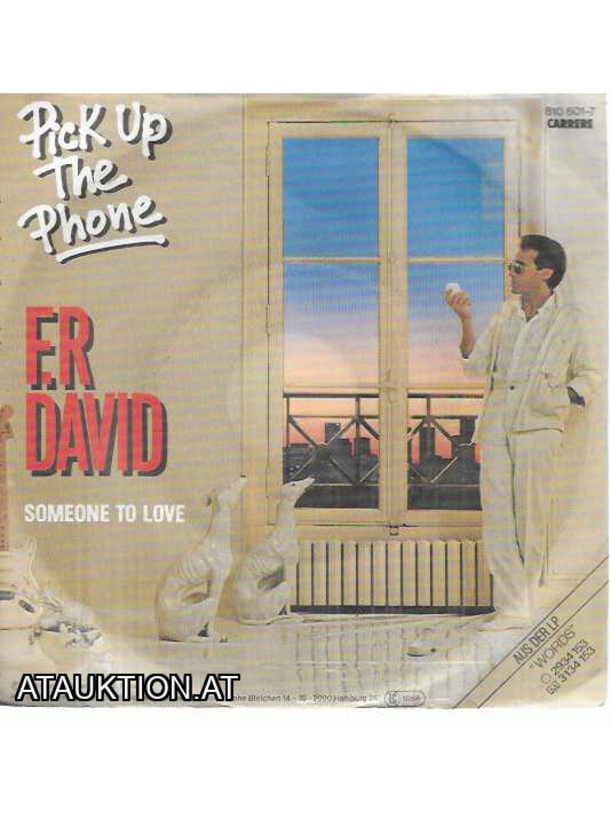 SINGLE / F.R David – Pick Up The Phone