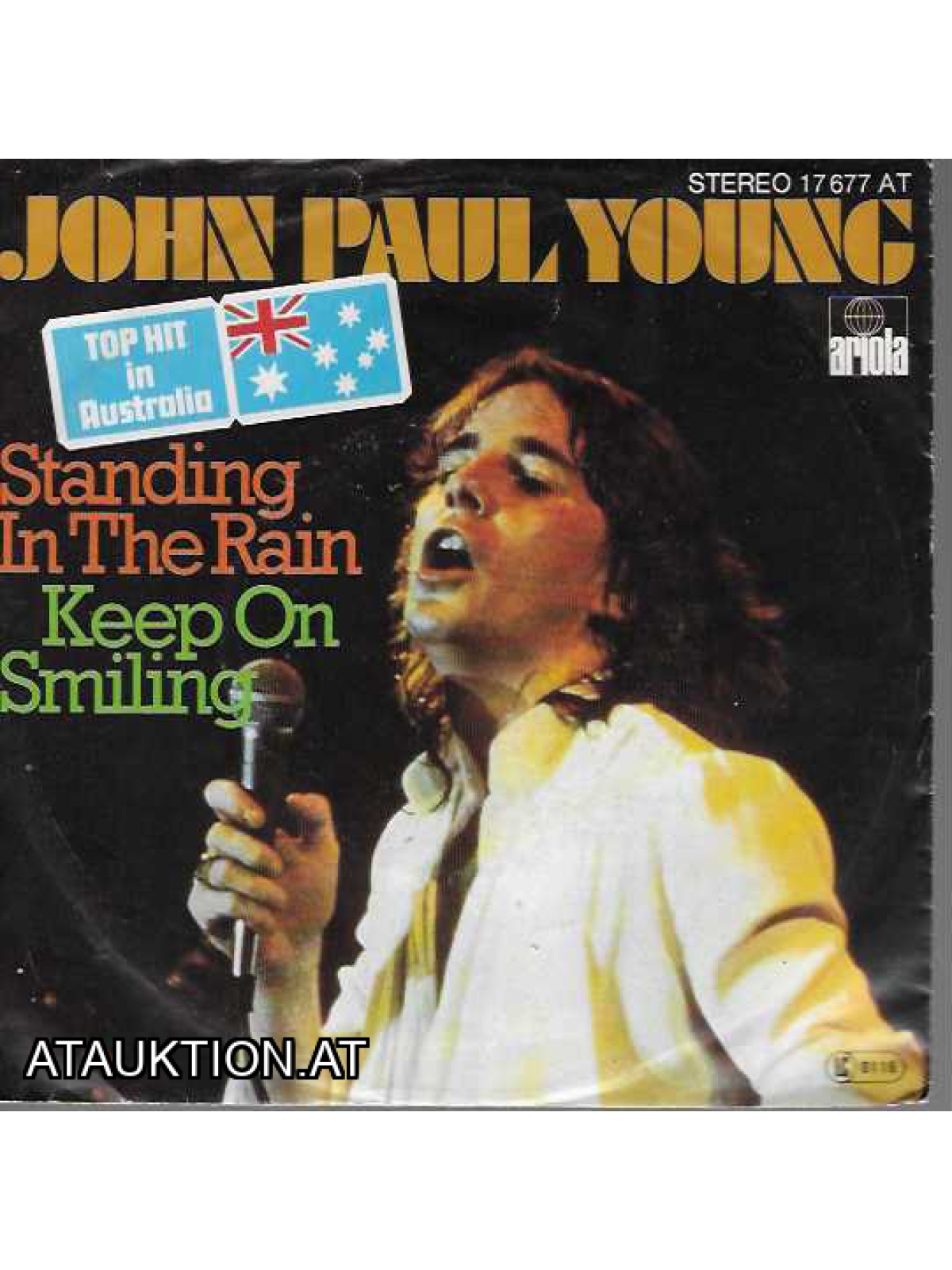 SINGLE / John Paul Young – Standing In The Rain / Keep On Smiling