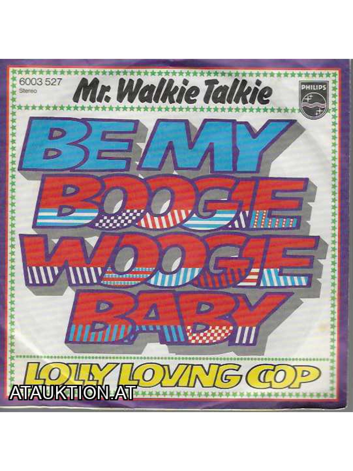 SINGLE / Mr. Walkie Talkie – Be My Boogie Woogie Baby