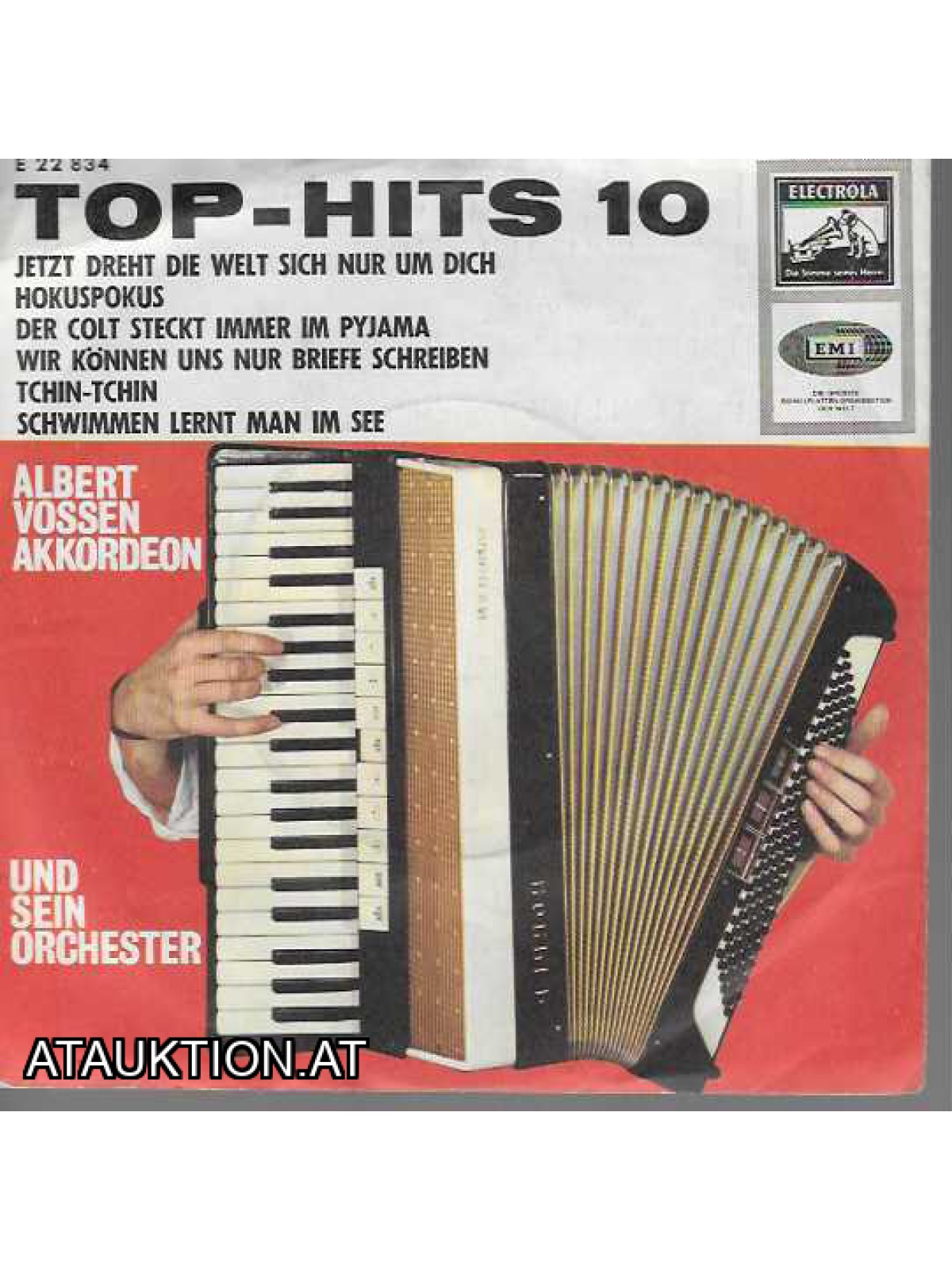 SINGLE / Albert Vossen, Akkordeon Und Sein Orchester – Top-Hits 10