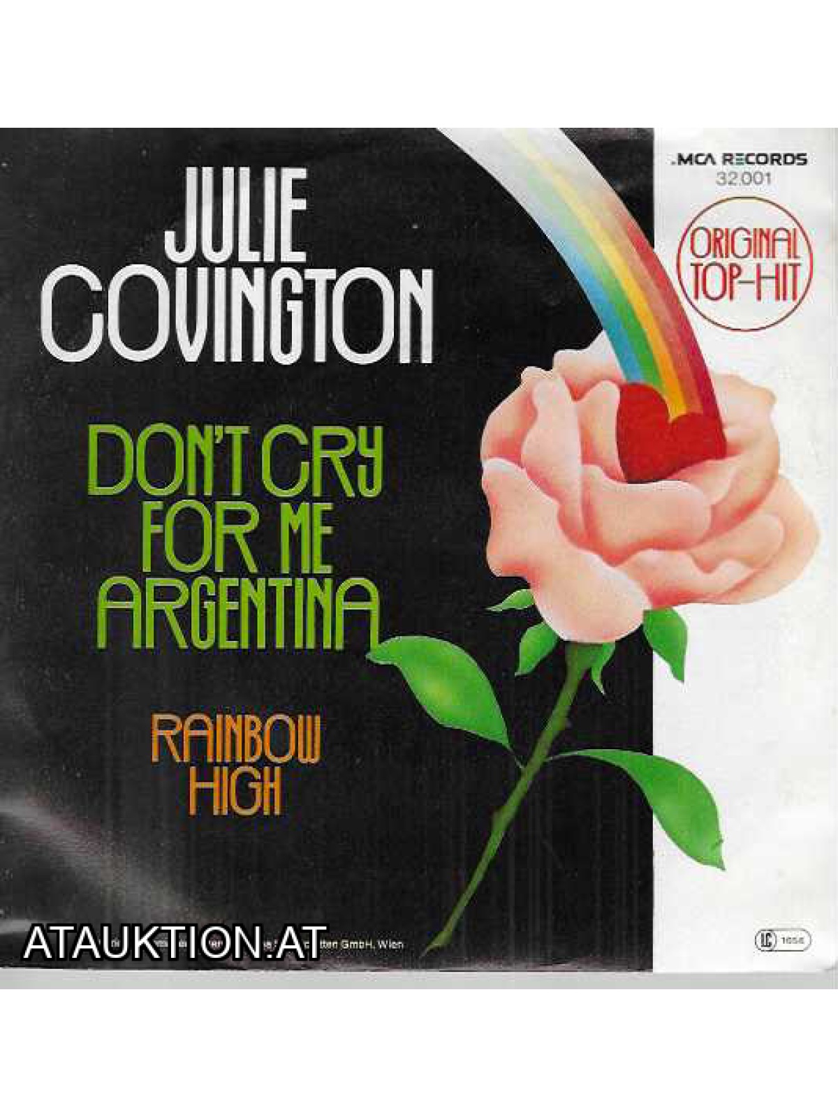 SINGLE / Julie Covington – Don't Cry For Me Argentina