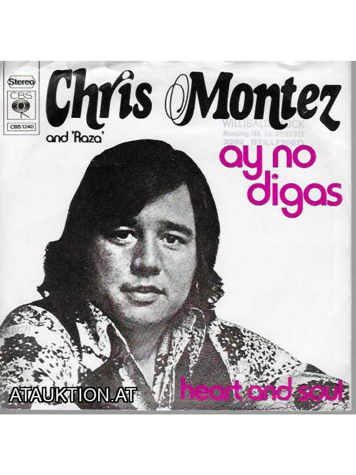 SINGLE / Chris Montez And Raza – Ay No Digas