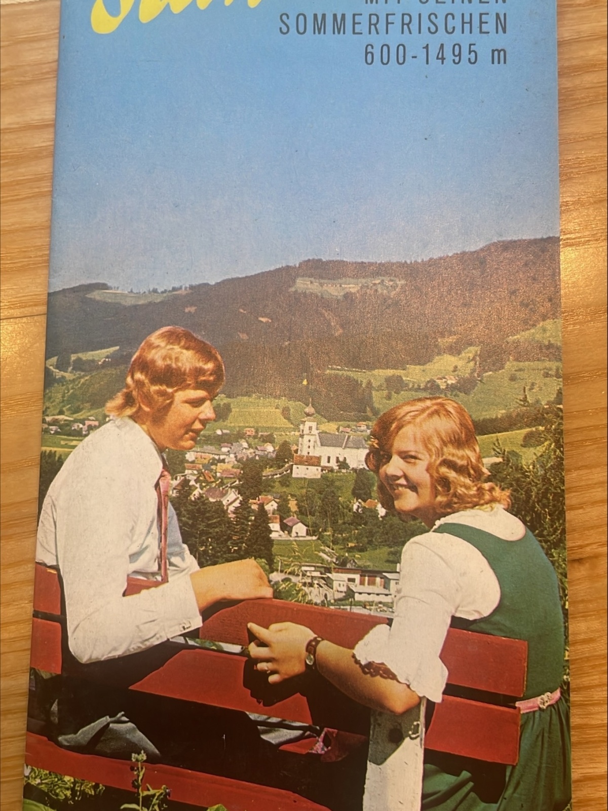 Altes Prospekt 60-70er Jahren Stanzertal