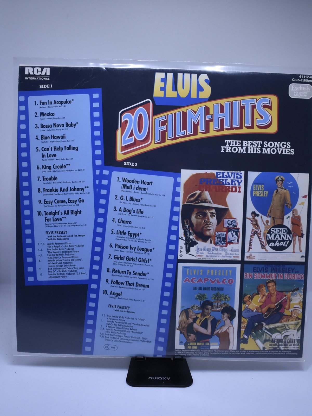 LP / Elvis – 20 Film-Hits (The 20 Best Songs From His Movies)