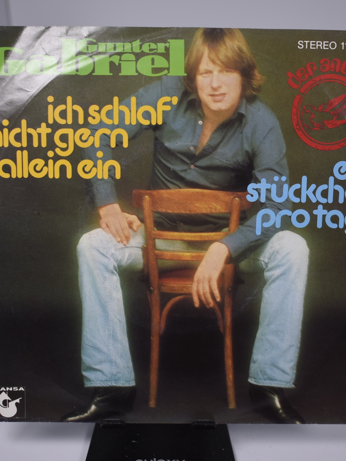 Single / Gunter Gabriel – Ich Schlaf' Nicht Gern Allein Ein / Ein Stückchen Pro Tag