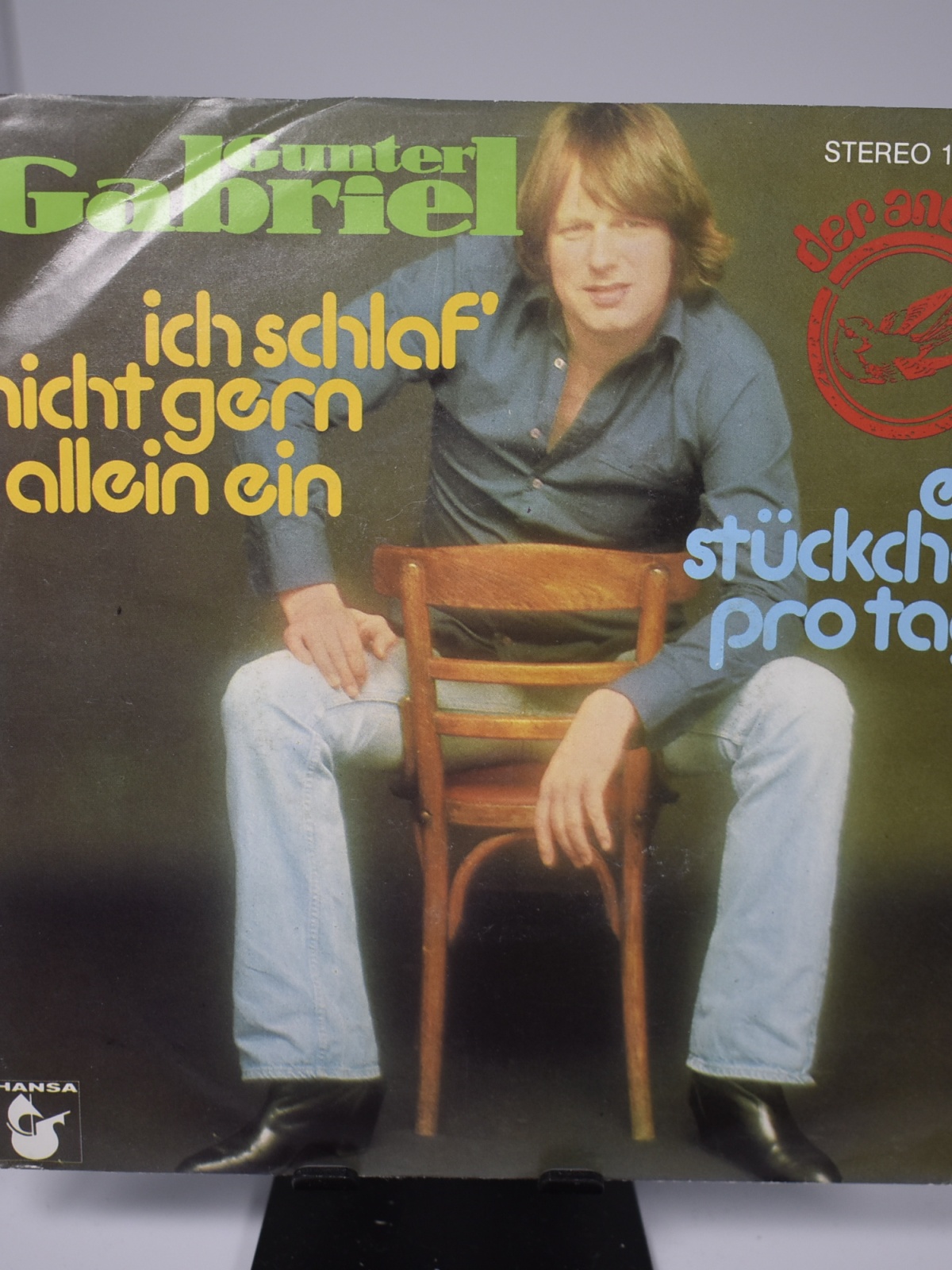 Single / Gunter Gabriel – Ich Schlaf' Nicht Gern Allein Ein / Ein Stückchen Pro Tag