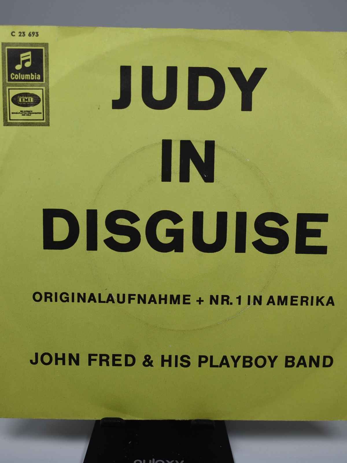 Single / John Fred & His Playboy Band – Judy In Disguise / When The Lights Go Out