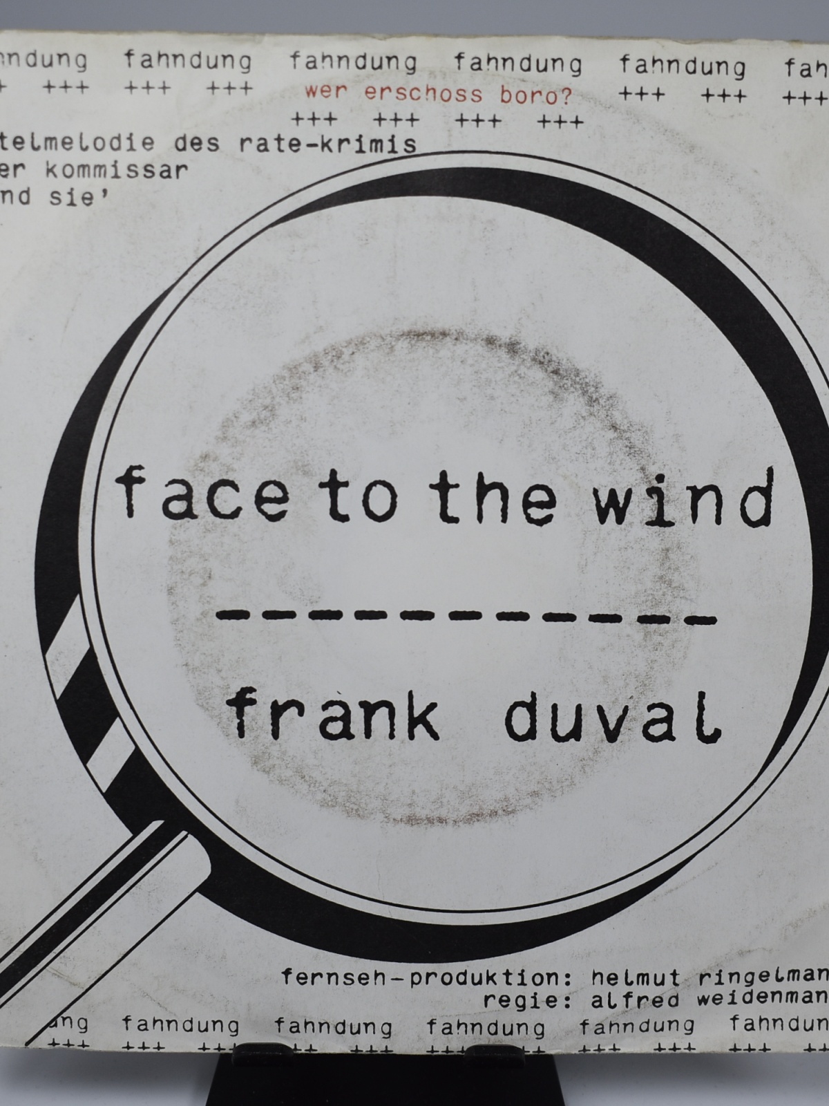 Single / Frank Duval – Face To The Wind