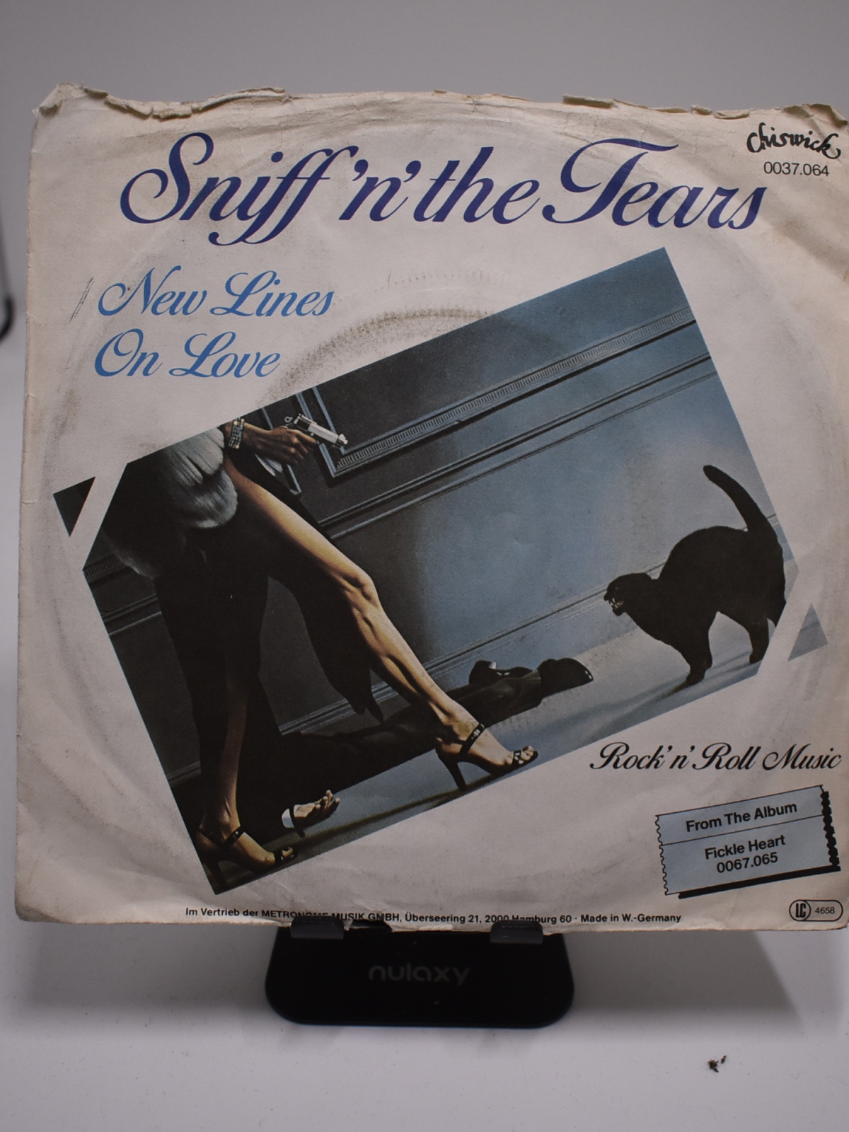 Single / Sniff 'n' the Tears – New Lines On Love / Rock 'N' Roll Music