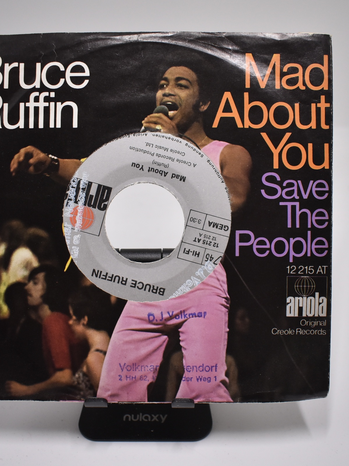 Single / Bruce Ruffin – Mad About You / Save The People