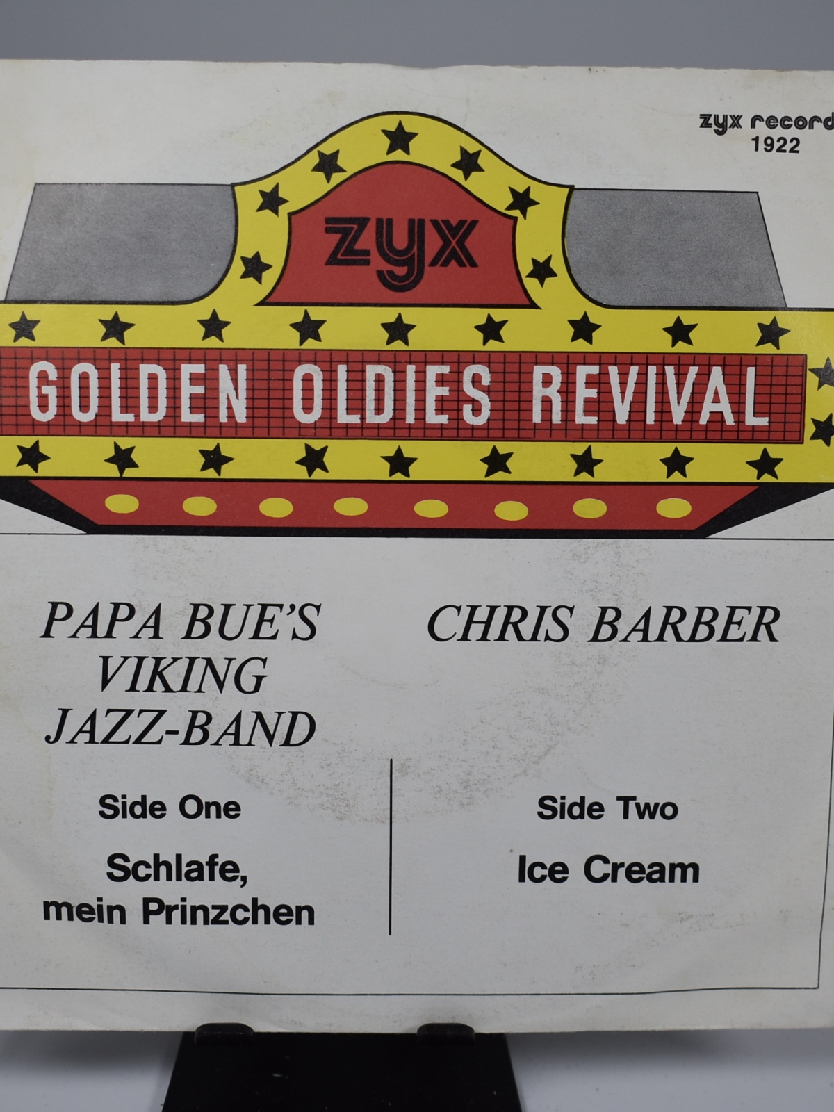 Single / Papa Bue's Viking Jazz Band / Chris Barber – Schlafe Mein Prinzchen / Ice Cream