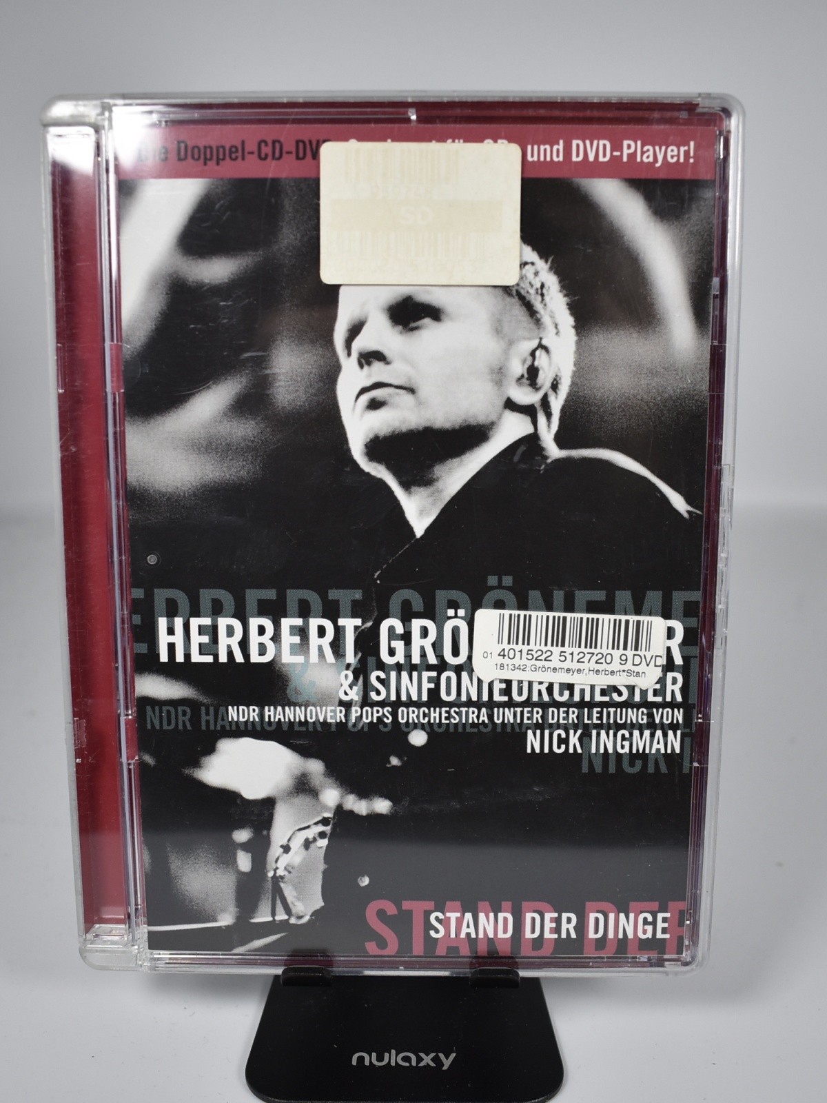 DVD / Herbert Grönemeyer - Stand der Dinge (2xDVD-CD)