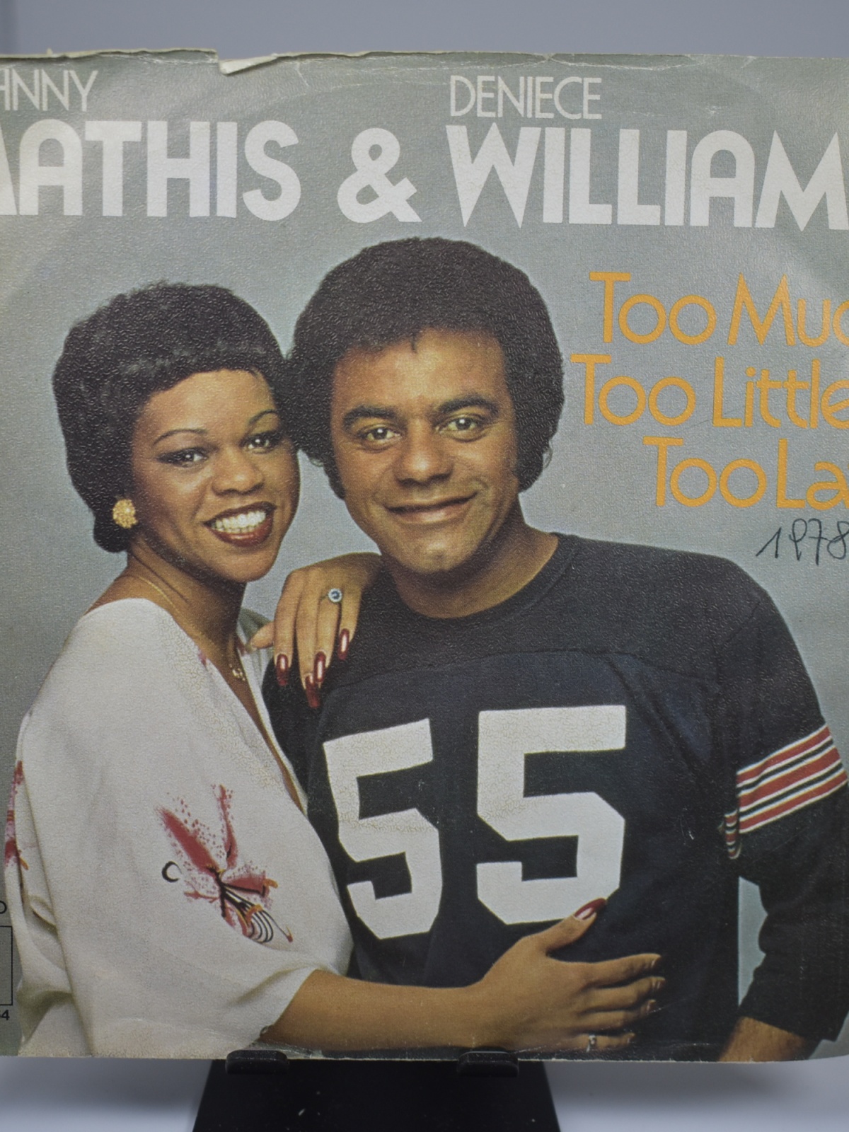 Single / Johnny Mathis, Deniece Williams – Too Much, Too Little, Too Late