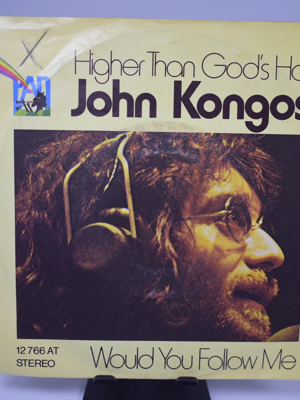 Single / John Kongos – Higher Than God's Hat