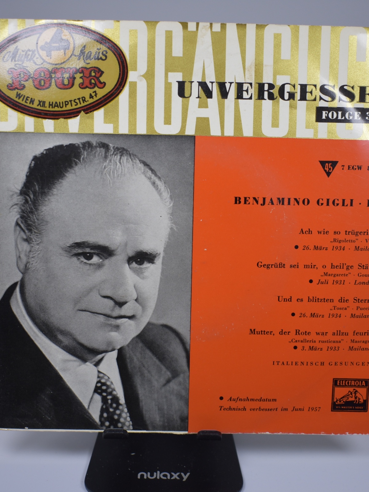 Single / Benjamino Gigli – Benjamino Gigli - III