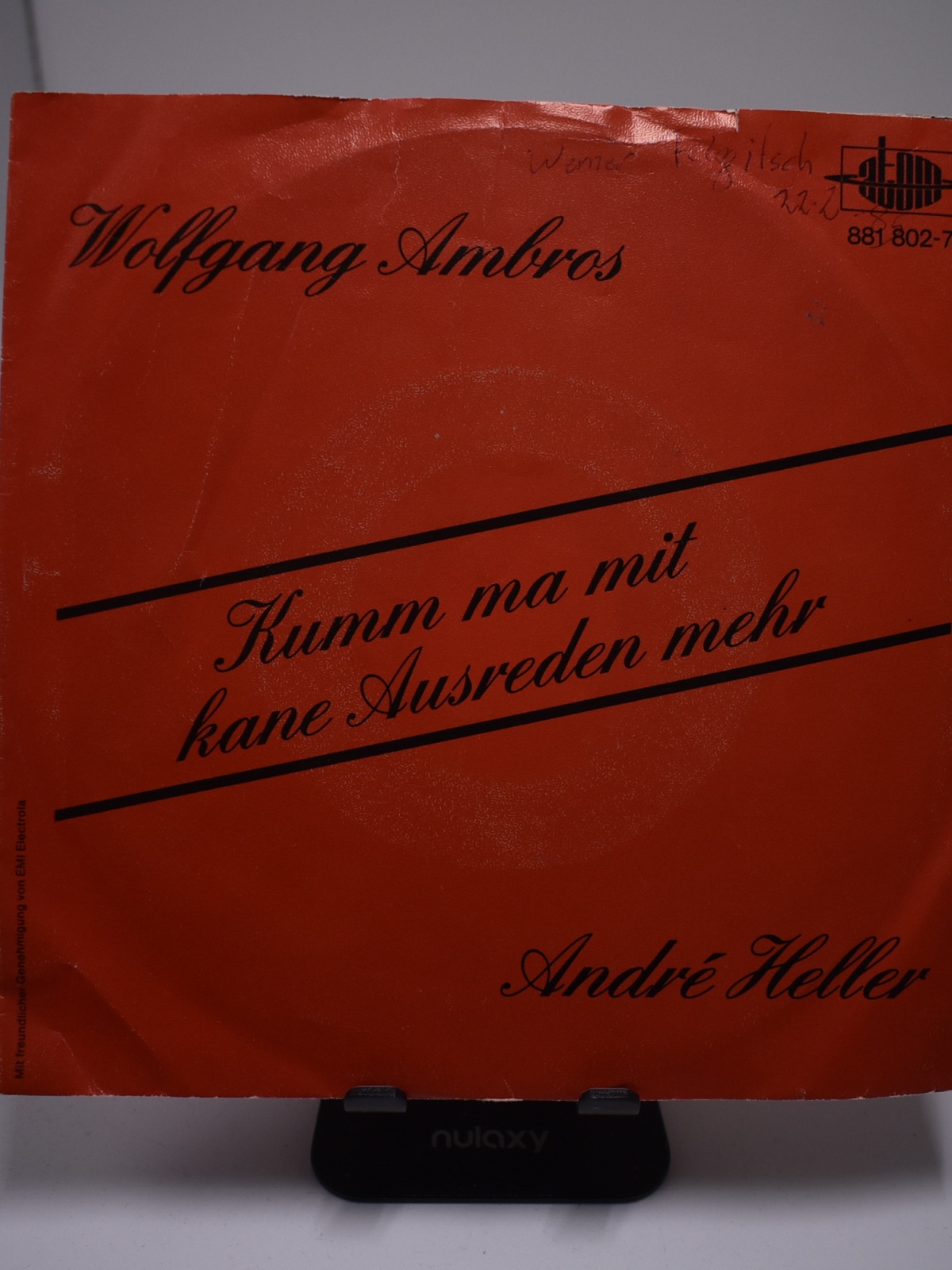 Single / Wolfgang Ambros / André Heller – Kumm Ma Mit Kane Ausreden Mehr