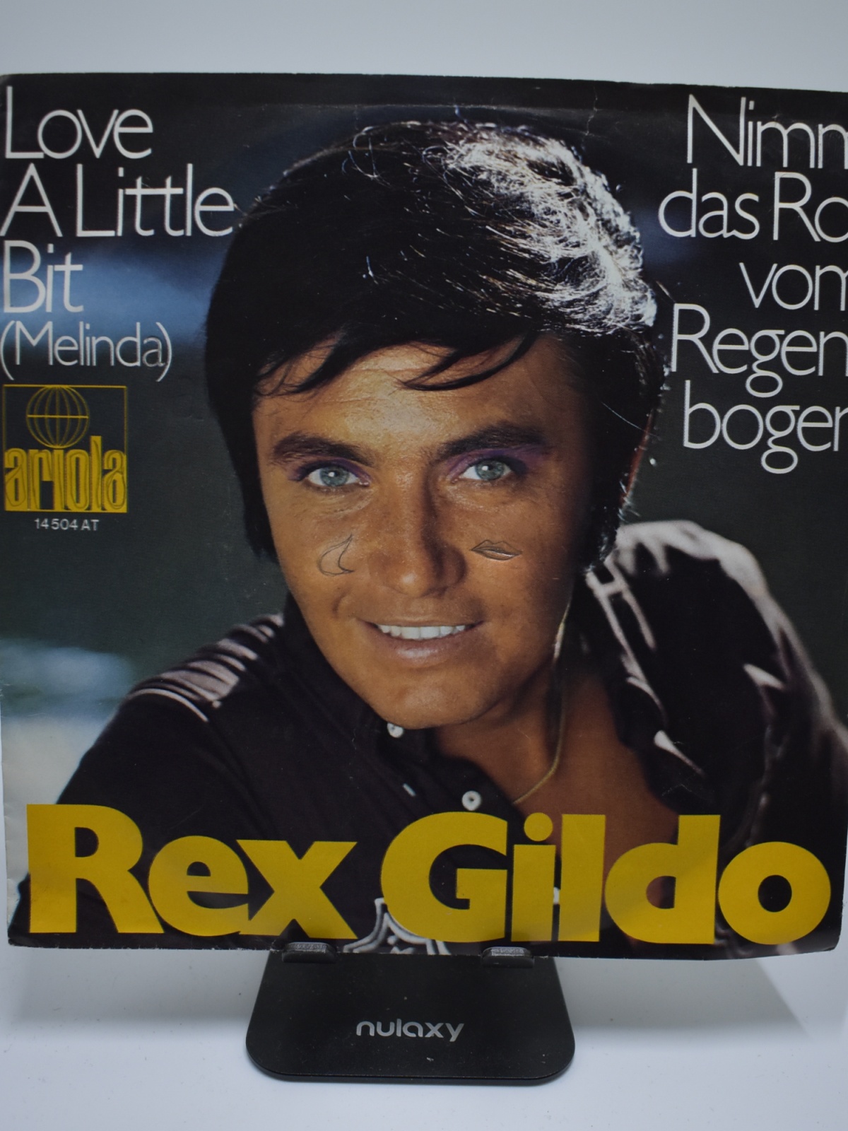 Single / Rex Gildo – Love A Little Bit (Melinda) / Nimm Das Rot Vom Regenbogen