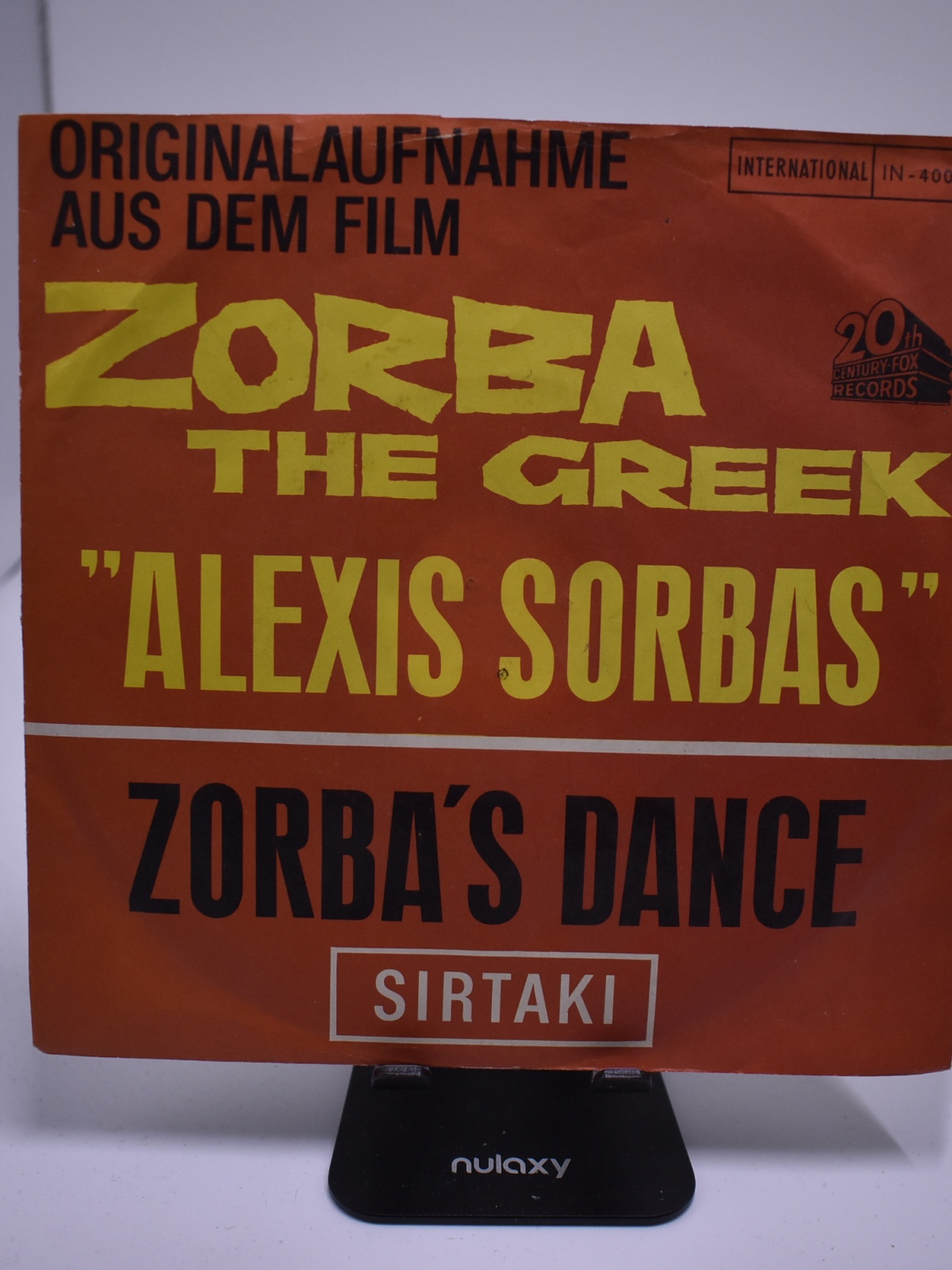 Single / Filmorchester Mikis Theodorakis / Orchester Georg Kapojannis – Zorba's Dance / Sirtaki