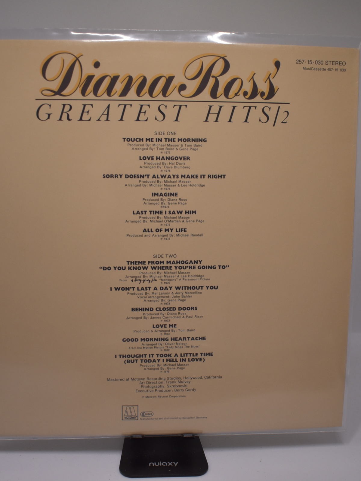 LP / Diana Ross – Diana Ross' Greatest Hits / 2