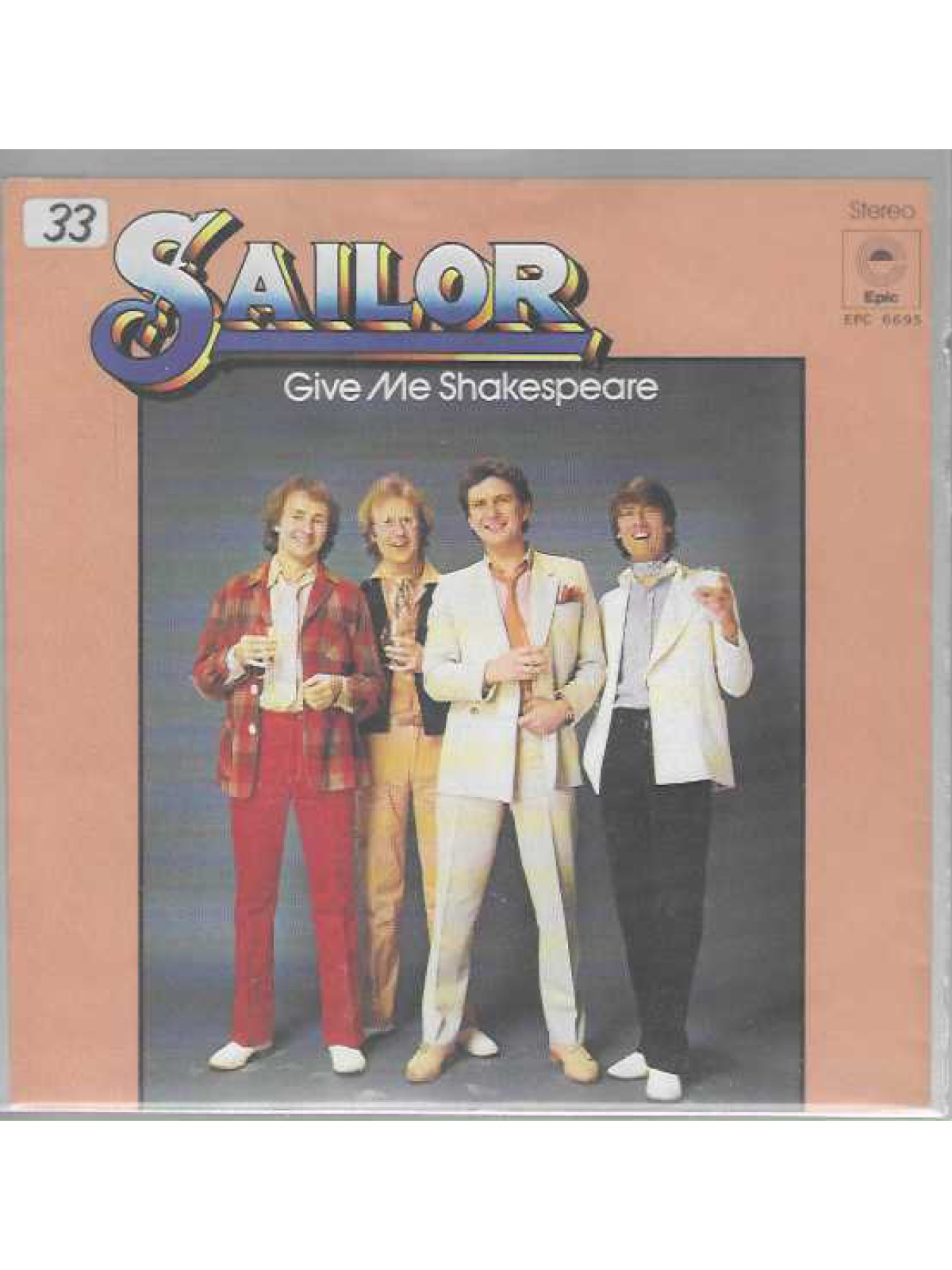 SINGLE / Sailor – Give Me Shakespeare