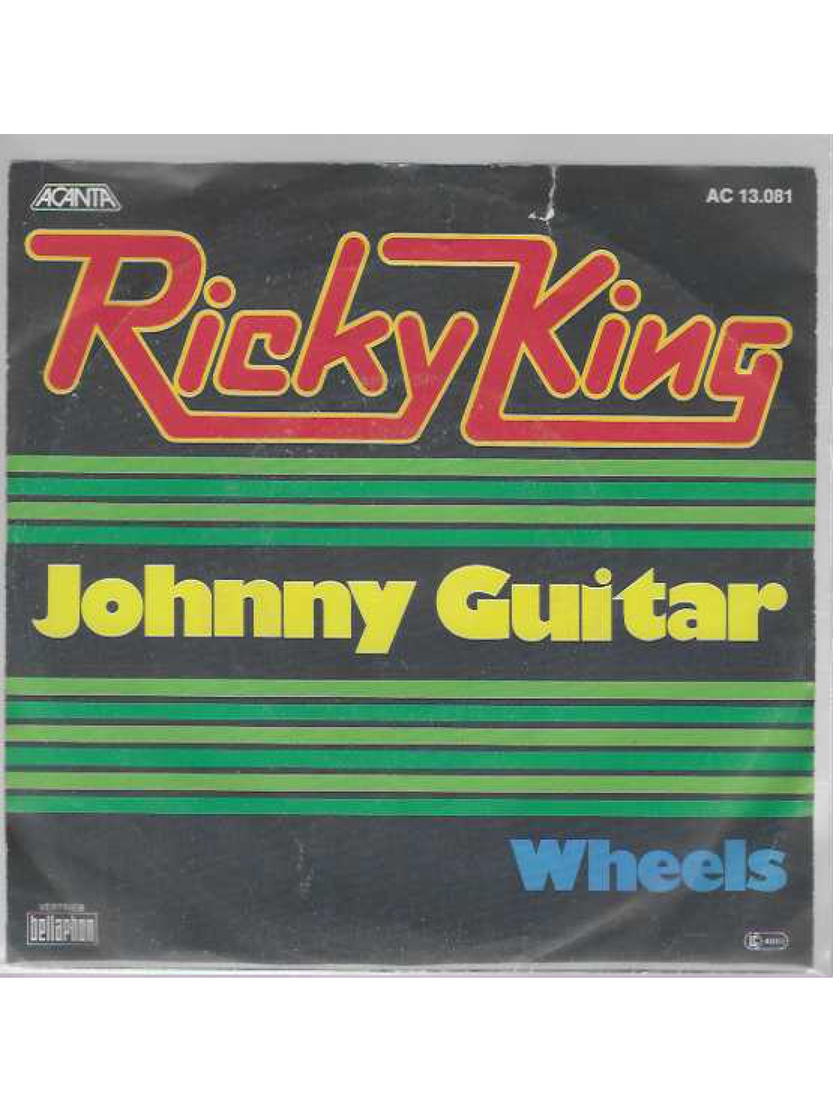 SINGLE / Ricky King – Johnny Guitar / Wheels