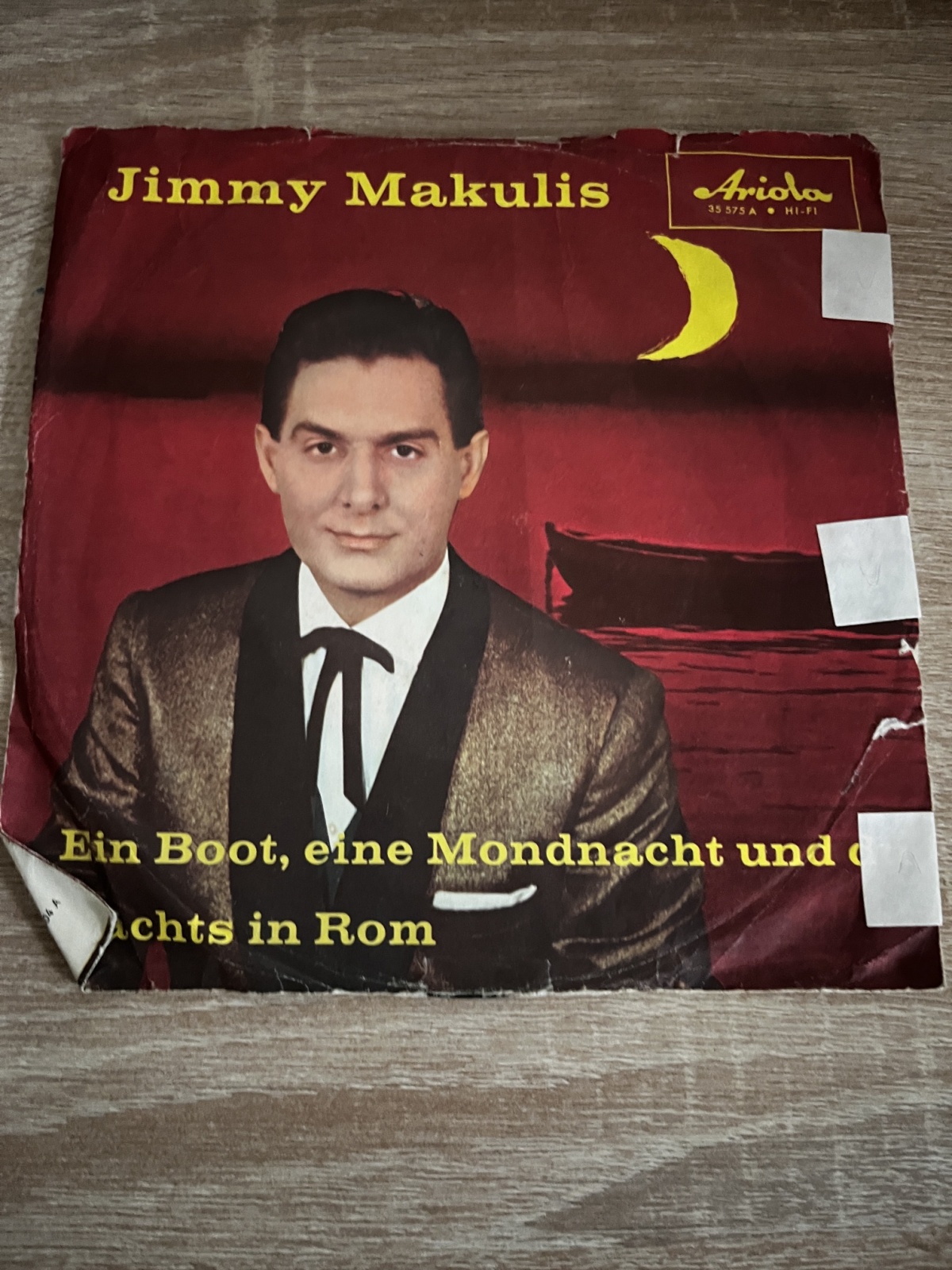 SINGLE / Jimmy Makulis – Ein Boot, Eine Mondnacht Und Du / Nachts In Rom