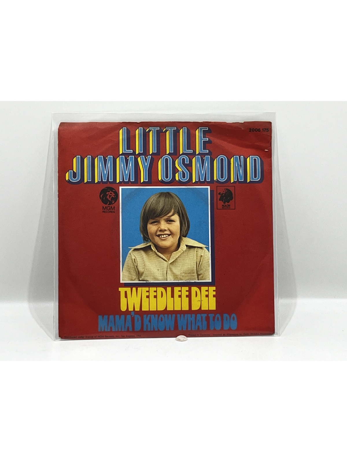 SINGLE / Little Jimmy Osmond – Tweedlee Dee