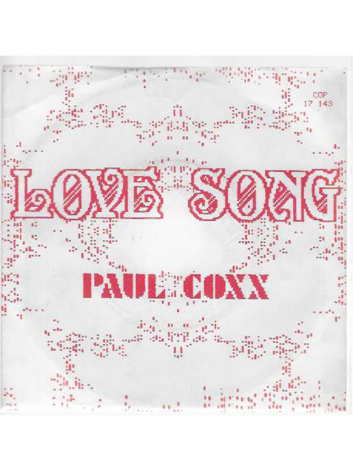 SINGLE / Paul Coxx – Love Song