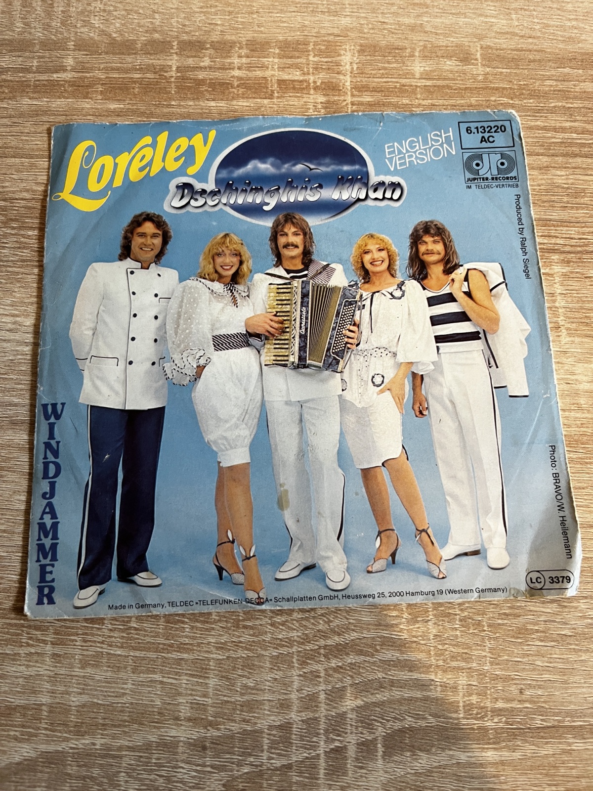 SINGLE / Dschinghis Khan – Loreley (English Version) / Windjammer