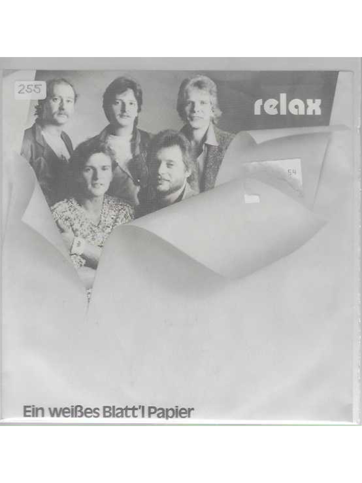 SINGLE / Relax – Ein Weißes Blatt'l Papier