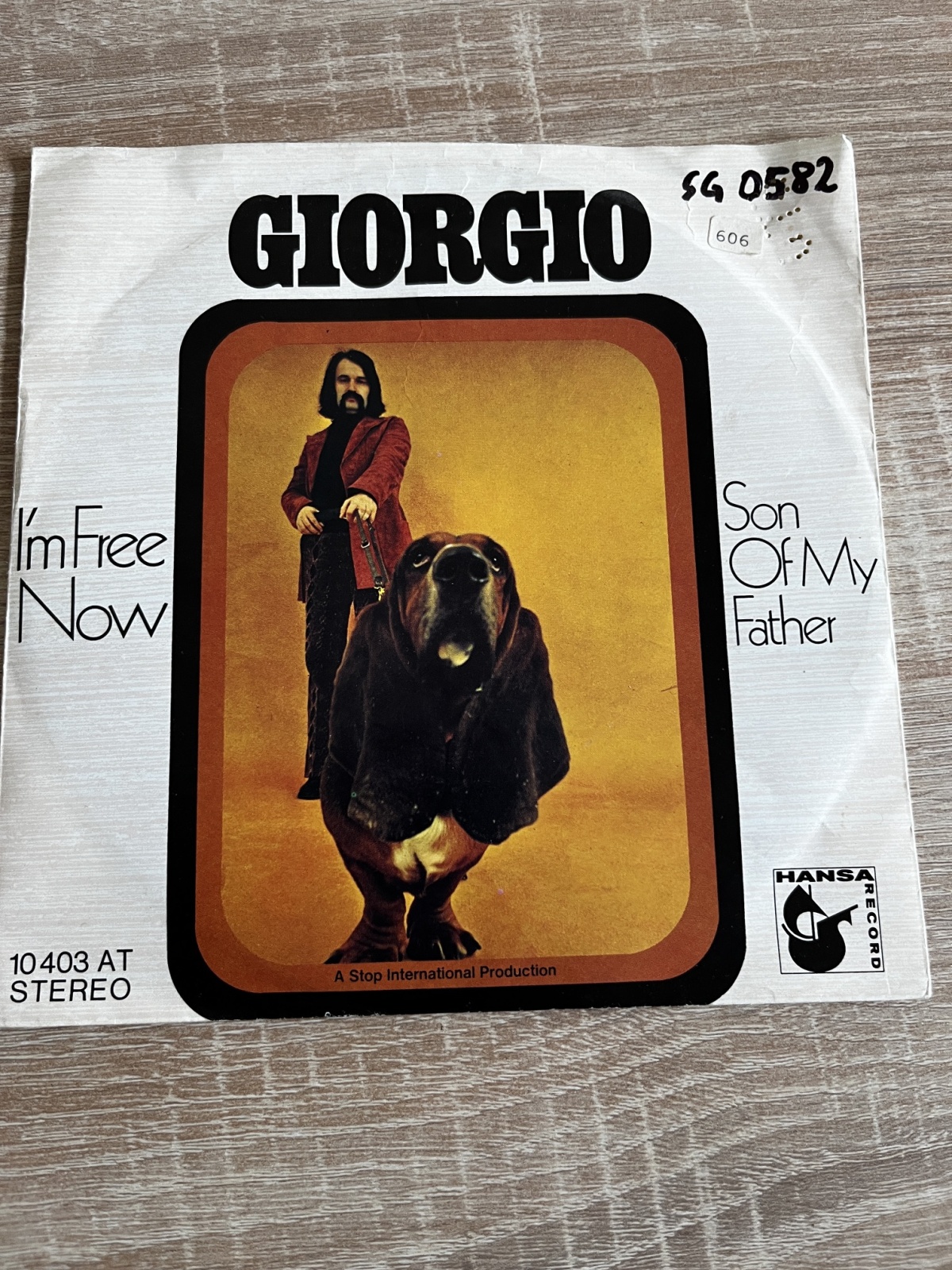 SINGLE / Giorgio – I'm Free Now / Son Of My Father