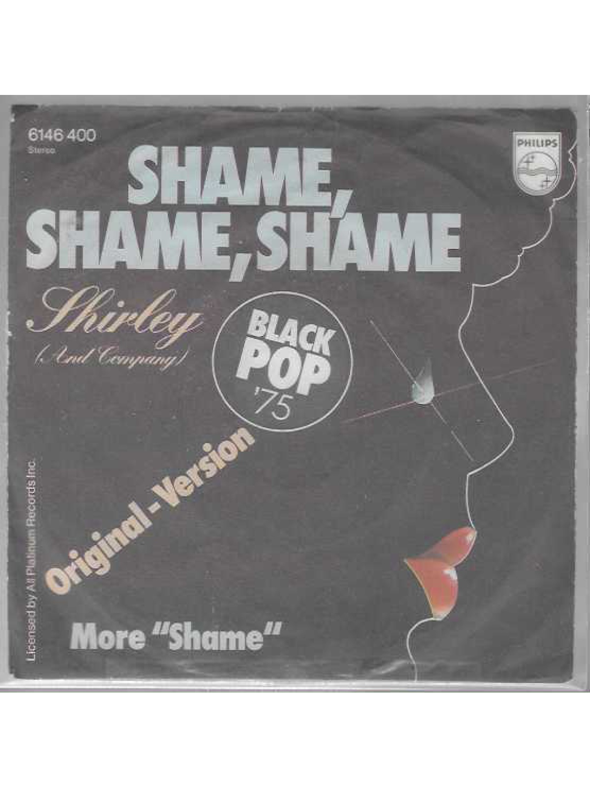 SINGLE / Shirley (And Company) – Shame, Shame, Shame (Original-Version)