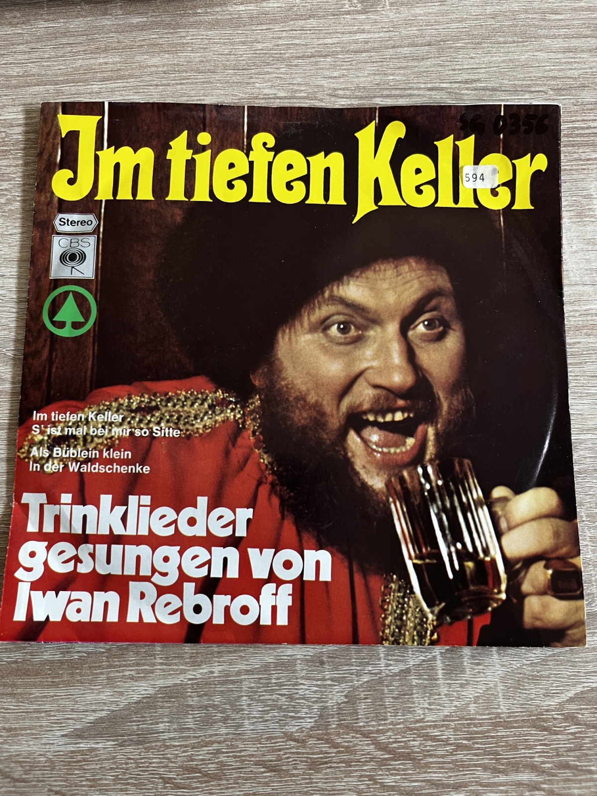 SINGLE / Iwan Rebroff – Im Tiefen Keller (Trinklieder Gesungen Von Iwan Rebroff)