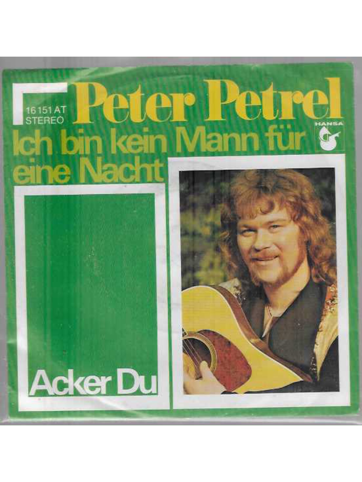 SINGLE / Peter Petrel – Ich Bin Kein Mann Für Eine Nacht