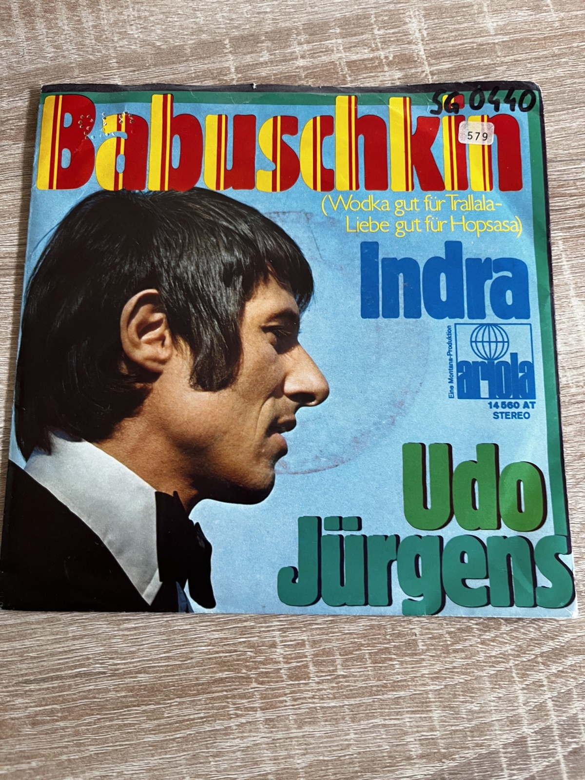 SINGLE / Udo Jürgens – Babuschkin (Wodka Gut Für Trallala - Liebe Gut Für Hopsasa)