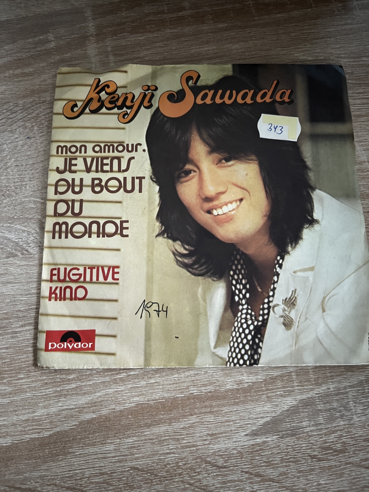 SINGLE / Kenji Sawada – Mon Amour, Je Viens Du Bout Du Monde