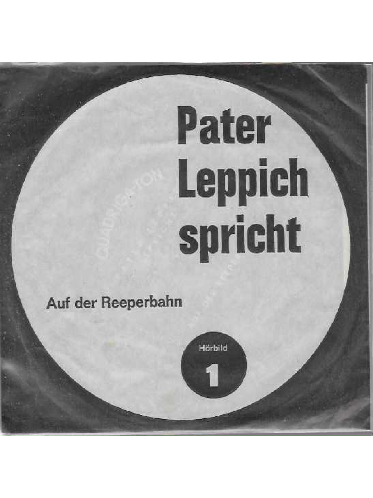 SINGLE / Pater Leppich – Spricht Auf Der Reeperbahn