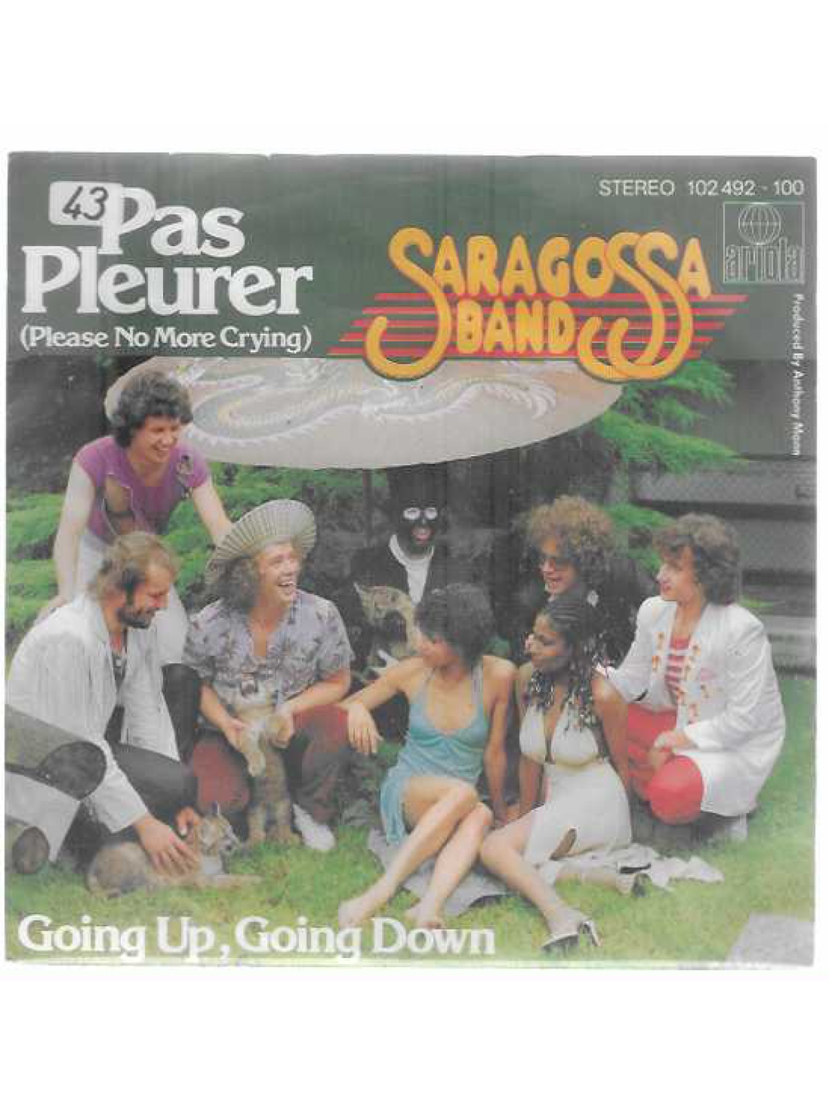 SINGLE / Saragossa Band – Pas Pleurer (Please No More Crying)