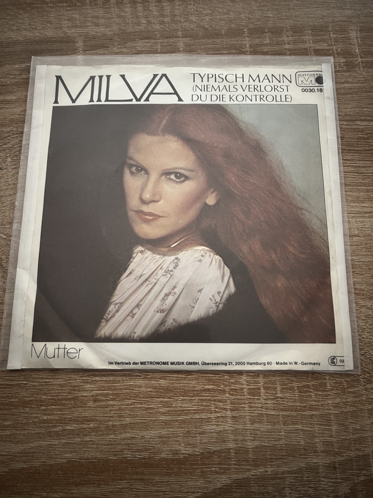 SINGLE / Milva – Typisch Mann (Niemals Verlorst Du Die Kontrolle)