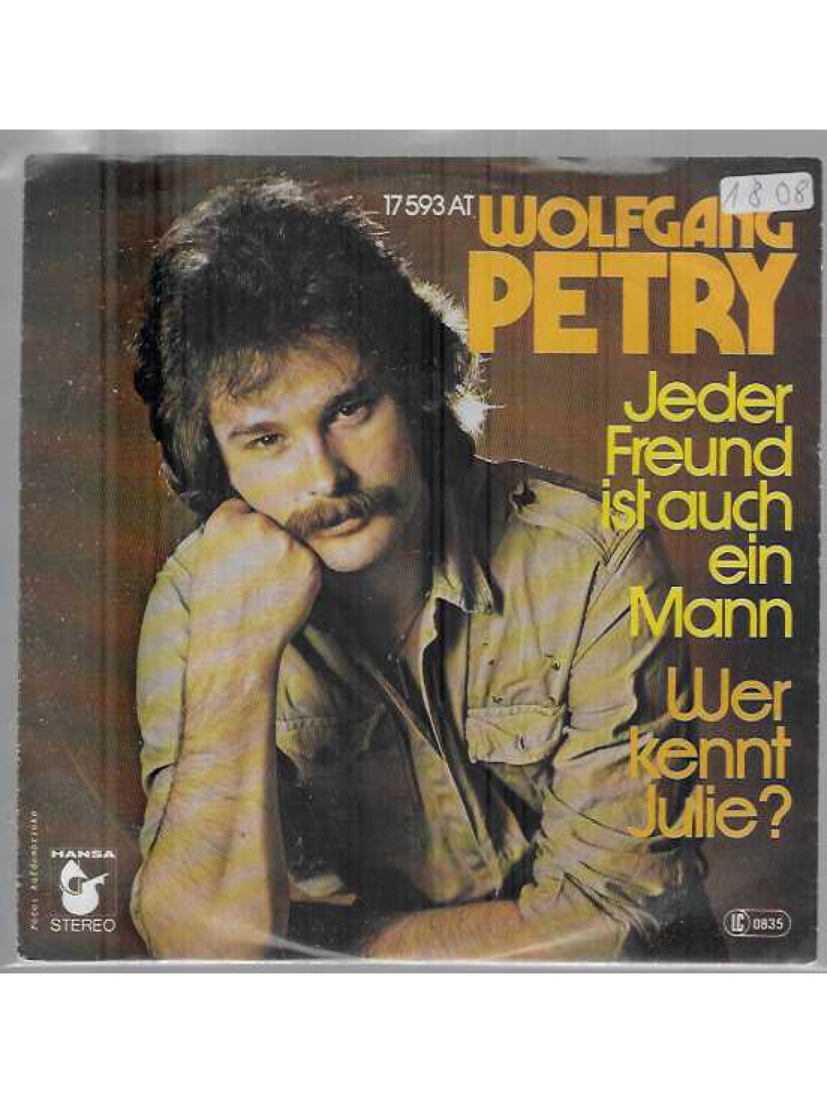 SINGLE / Wolfgang Petry – Jeder Freund Ist Auch Ein Mann